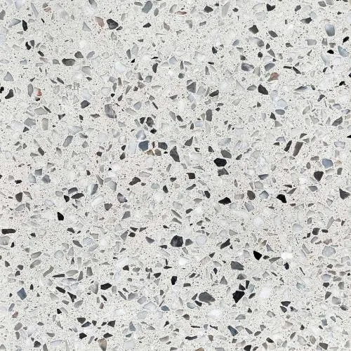 カスタマイズされたパターンのブルーチップホワイトテラゾー